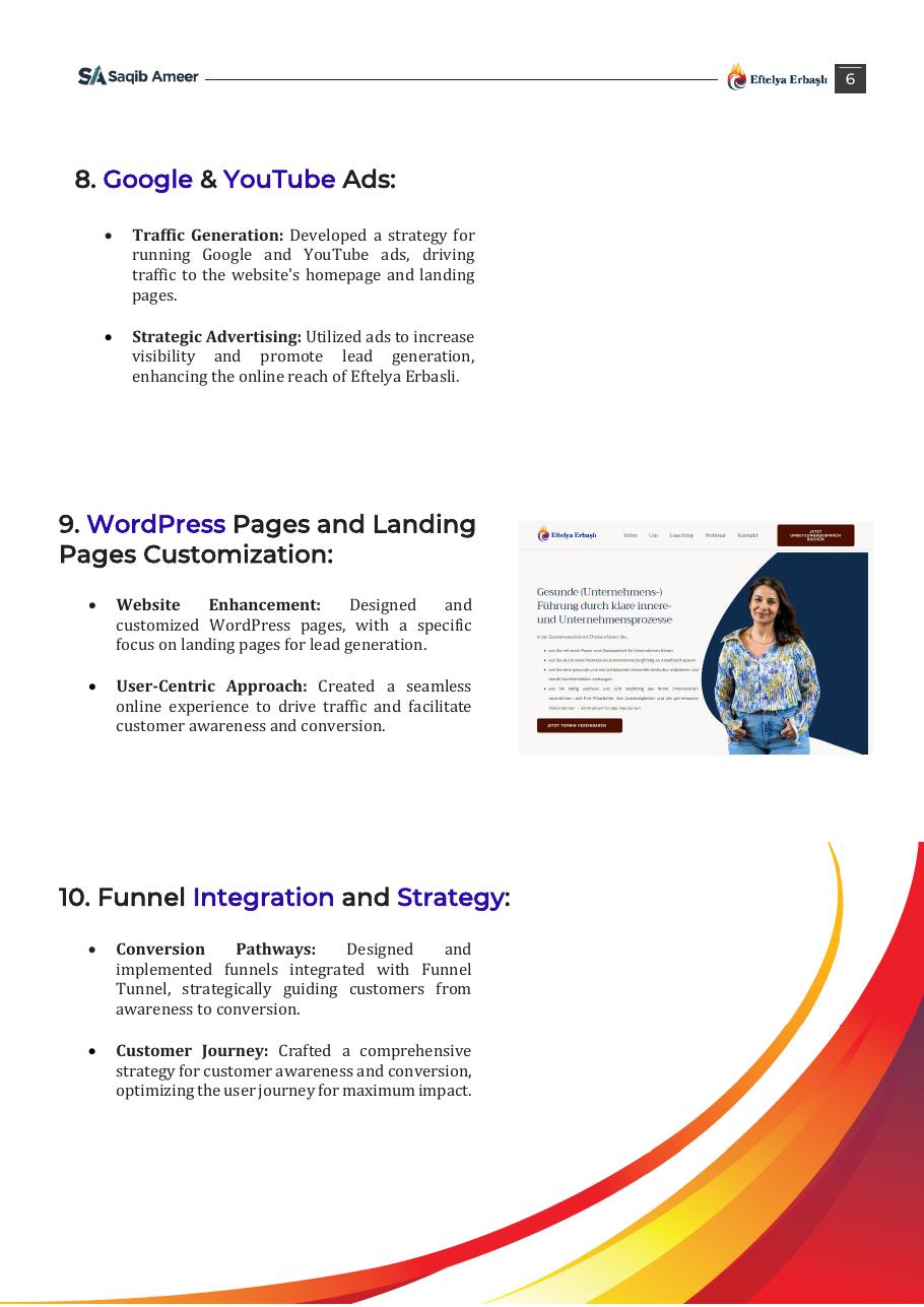 Eftelya Erbasli acquisition and conversion source evidence